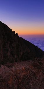 Clouds,Mountain,Human,Loneliness,Saudi Arabia,El Baha,Nature,Person