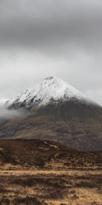 Naturaleza,Nubes,Montaña,Arriba,Niebla,Cubierto De Nieve,Nevado,Vértice