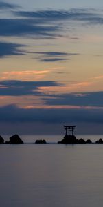 Clouds,Rocks,Gate,Goal,Nature,Sea