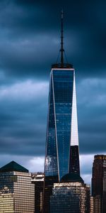 Clouds,Skyscraper,United States,Overcast,Mainly Cloudy,Usa,Cities,New York