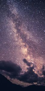 Naturaleza,Noche,Nubes,Vía Láctea,Cielo Estrellado