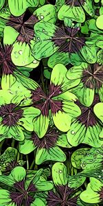 Clover,Art,Leaves,Vector