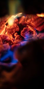 Coals,Macro,Dark,Fire