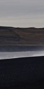 Coast,Hills,Nature,Beach,Silhouettes,People