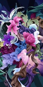 Colourful,Flowers,Art,Patterns,Colorful