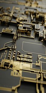 Computer,3D,Metal,Detail,Macro,Scheme,Chip