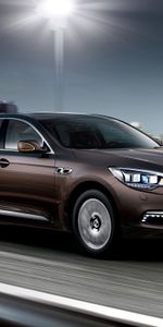 Coches,Concepto,Perfil,Kia Quoris,Motores Kia,Kia,Vista Lateral