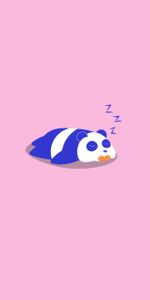 Minimalismo,Fresco,Dormir,Soñar,Arte,Panda,Vector