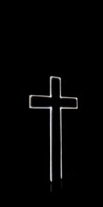 Cross,Neon,Black And White,God,Religion