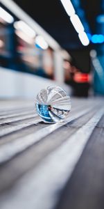 Réflexion,Balle,Sphère,Ballon,Boule De Cristal,Macro