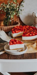 Coupes,Cuisson,Gâteau,Produits De Boulangerie,Nourriture,Fraise,Bouquet