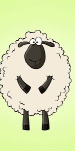 Curls,Lamb,Picture,Drawing,Vector