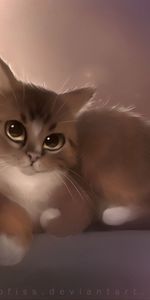 Dibujo,Lindo Gato,Arte,Apofiss,Gato,Imagen