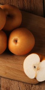 Cutting Board,Chinese Pear,Fruits,Food