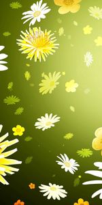 Dandelions,Flowers,Camomile,Texture,Picture,Textures,Drawing,Background