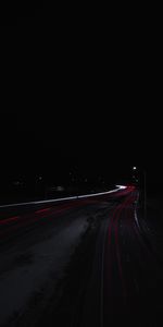 Dark,Lights,Long Exposure,Night,Road