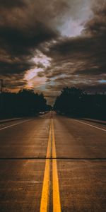 Dark,Markup,United States,Mainly Cloudy,Overcast,Minneapolis,Usa,Clouds,Road