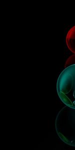 Dark,Multicolored,Motley,Glass,Background,Abstract,Balls