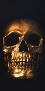 Dark,Shine,Brilliance,Ornament,Gold,Skull