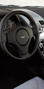 Dbs,2008,Rudder,Interior,Cars,Steering Wheel,Salon,Speedometer,Aston Martin