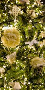 Decorations,Fir Trees,Holiday,Garlands,Holidays,Snowflakes,Garland