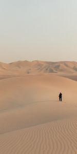 Desert,Miscellanea,Miscellaneous,Human,Person,Loneliness,Dunes,Lonely,Alone