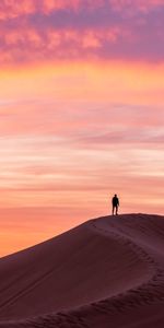 Desert,Miscellanea,Silhouette,Miscellaneous,Loneliness,Lonely,Alone