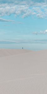 Desert,Silhouette,Links,Sand,Lonely,Dunes,Minimalism,Alone