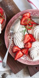 Desert,Sweet,Food,Strawberry,Cream