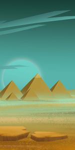 Desert,Wayfarer,Pyramids,Art,Traveler