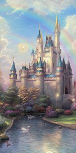 Disneyland,Fabulous,Park,Fairy,Painting,Art