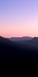 Les Collines,Collines,Dahl,Distance,Sky,Nature,Silhouette,Coucher De Soleil,Montagnes