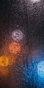 Drops,Lights,Macro,Blur,Glass,Rain