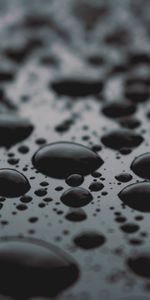 Drops,Macro,Le Noir,Fermer,Gros Plan,Surface