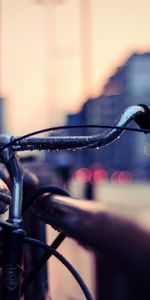 Drops,Steering Wheel,Rudder,Macro,Blur,Smooth,Bicycle