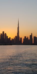 Villes,Imeuble,Bâtiment,E A U,Émirats Arabes Unis,Ville,Côte,Dubai,Dubaï,Coucher De Soleil