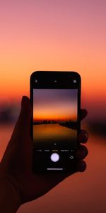 Dusk,Photo,Sunset,Twilight,Hand,Telephone,Technologies,Technology