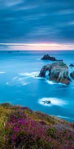 England,Cornwall,Celtic Sea,Cape Lands End,Nature