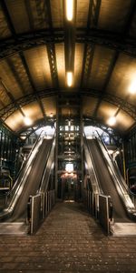 Escalator,Hdr,Subway,Netherlands,Cities,Metro,Underground