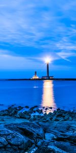 Evening,Lighthouse,Nature,Sea,France