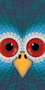 Eyes,Vector,Bright,Beak,Surface,Owl