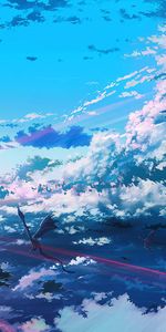 Fantasy,Sky,Clouds,Landscape,Dragons