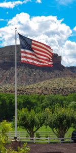 Farm,Utah,America,Ranch,Nature,Usa,United States,Flag