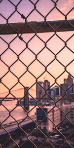 Fence,Cities,City,Blur,Smooth,Grid