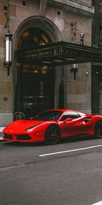 Спорткар,Ferrari 458,Тачки (Cars),Вид Сбоку,Красный,Автомобиль,Феррари (Ferrari)