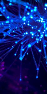 Fiber,Abstract,Glow,Optical Fiber