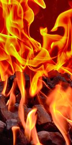 Fire,Coals,Miscellanea,Miscellaneous,Flame,Bonfire