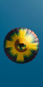 Flight,Height,Balloon,Sky,Multicolored,Motley,Minimalism