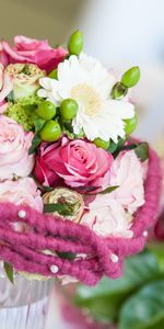 Bouquet,Composition,Fleurs,Vase