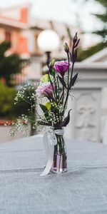 Flowers,Bouquet,Tape,Decor,Vase